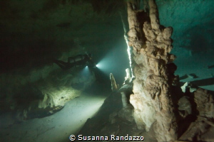 cave diving Riviera Maya by Susanna Randazzo 